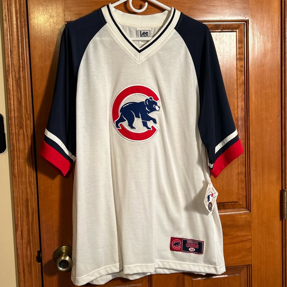 Lee White and Blue Short Sleeve Tee